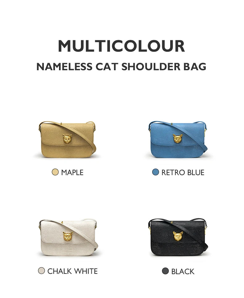 Boxy Genuine Leather Crossbody and Shoulder Bag