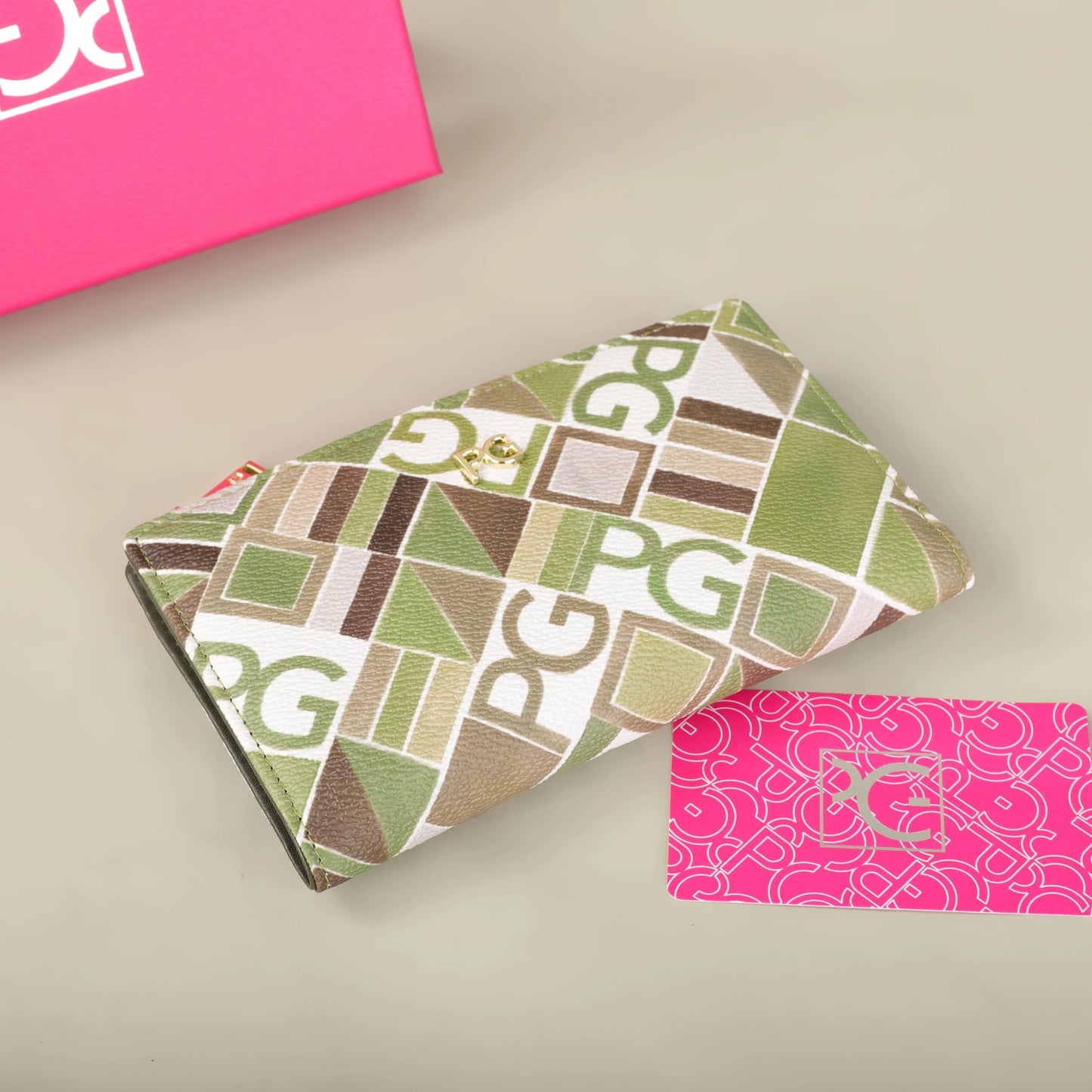 PVC Long Zipper Wallet – Elegant and Spacious Organizer