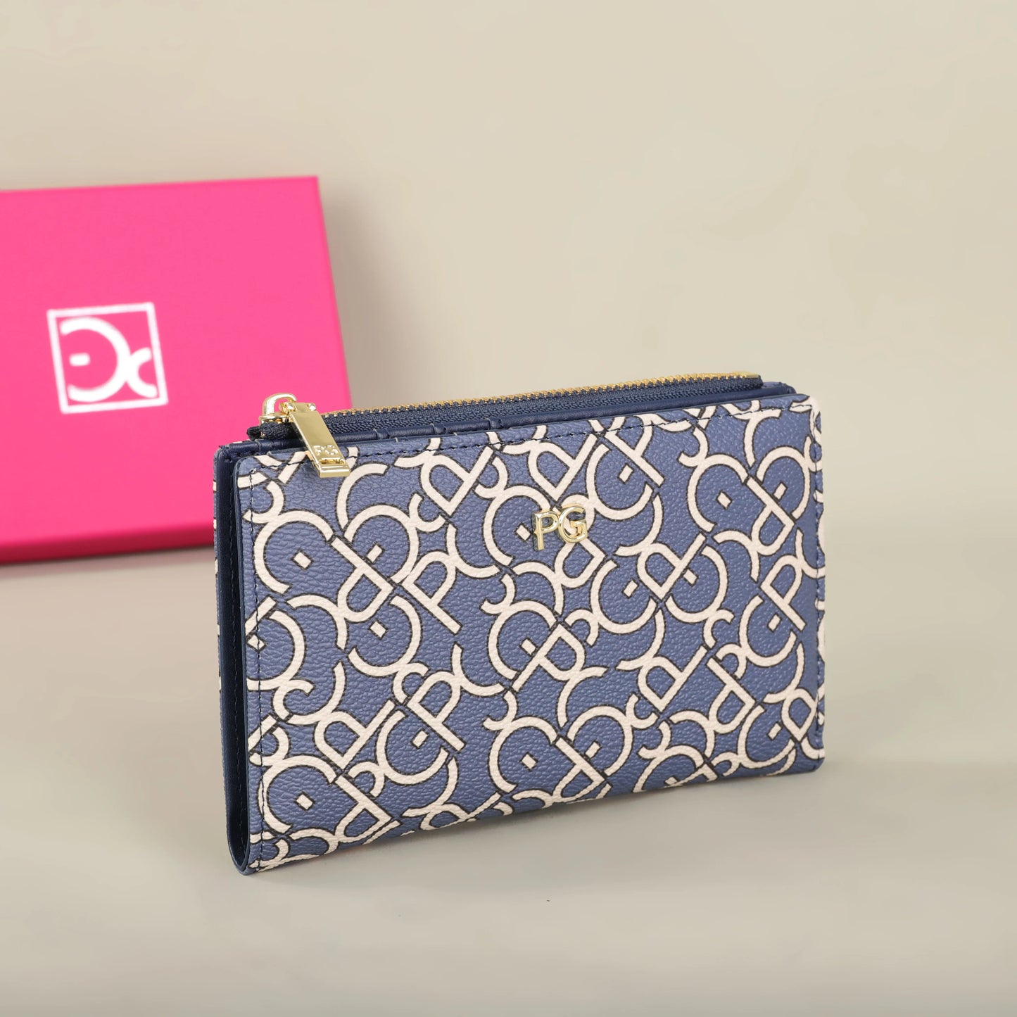 PVC Long Zipper Wallet – Elegant and Spacious Organizer
