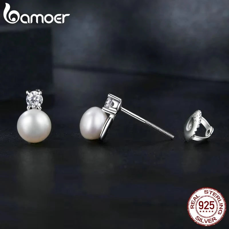 D-Color Moissanite Stud Earrings – 925 Sterling Silver