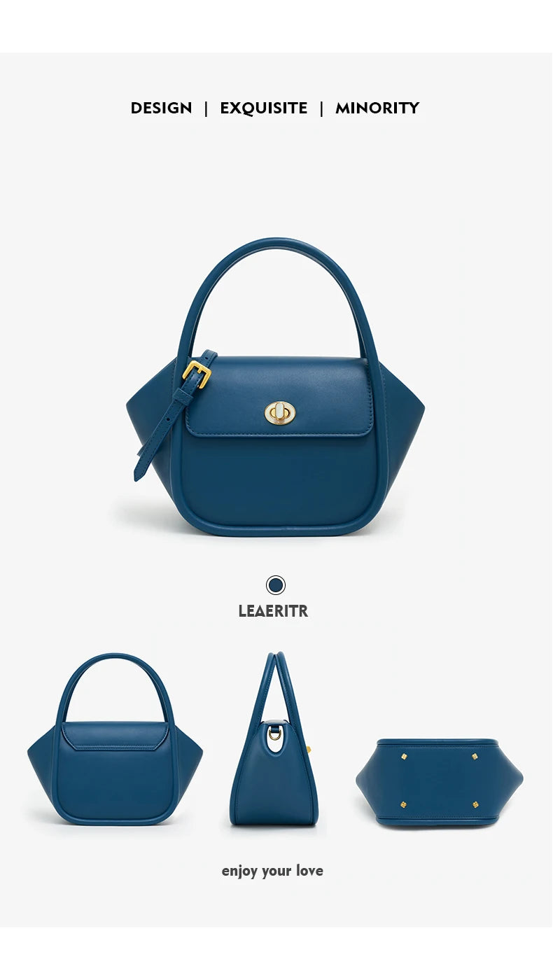 Genuine Leather Winter Doctor Bag – Structured Shoulder Style