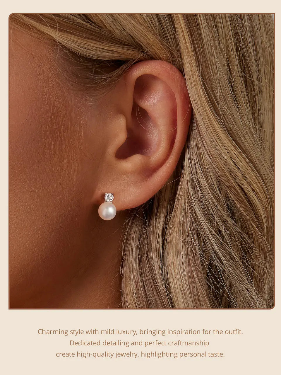 D-Color Moissanite Stud Earrings – 925 Sterling Silver