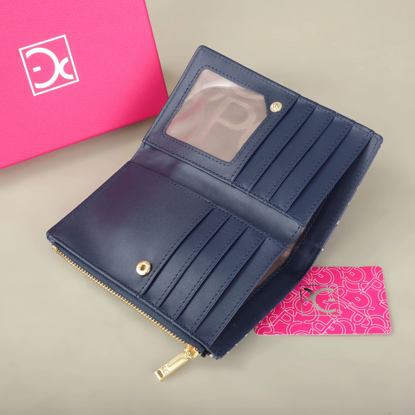 PVC Long Zipper Wallet – Elegant and Spacious Organizer