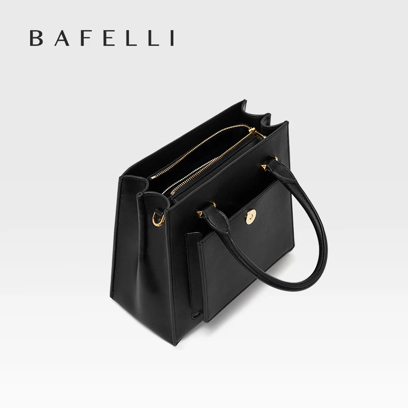 Split Leather Shoulder and Crossbody Bag