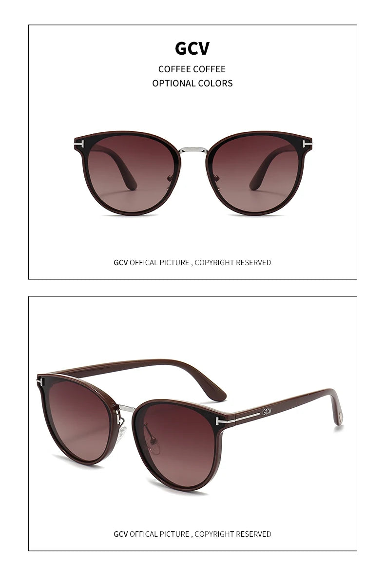 Polycarbonate Cat Eye Polarized Sunglasses
