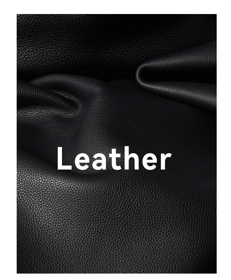 Genuine Cow Leather Hobo Bag – Soft Drawstring Everyday Style