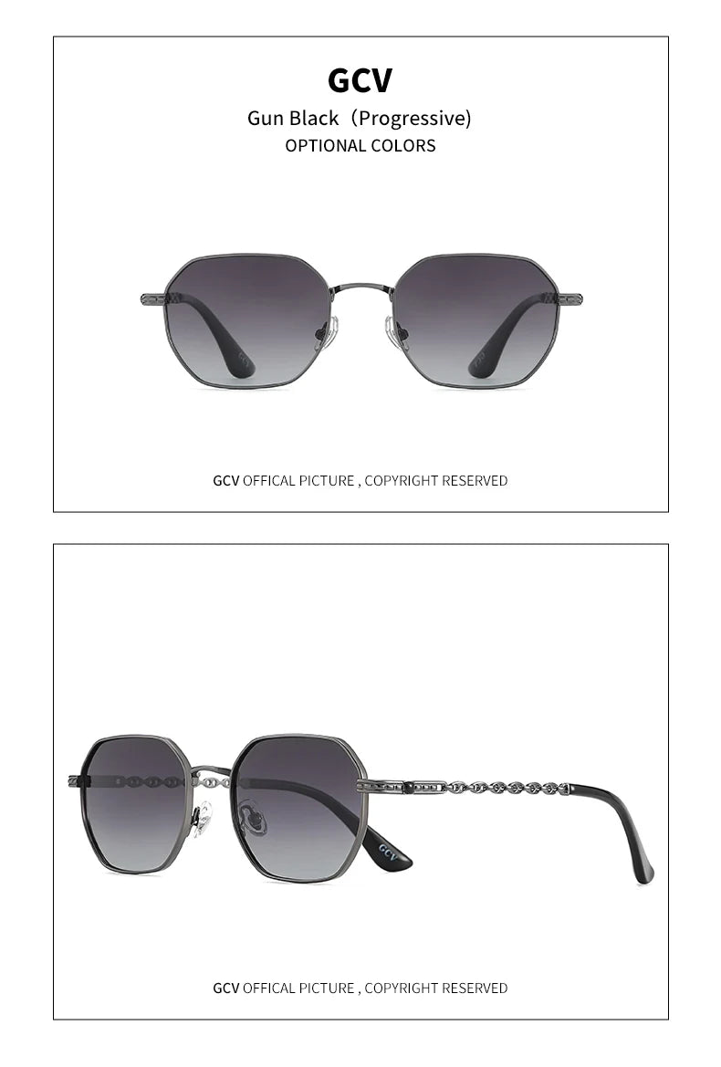 Square Polarized Sunglasses – Aluminium Frame