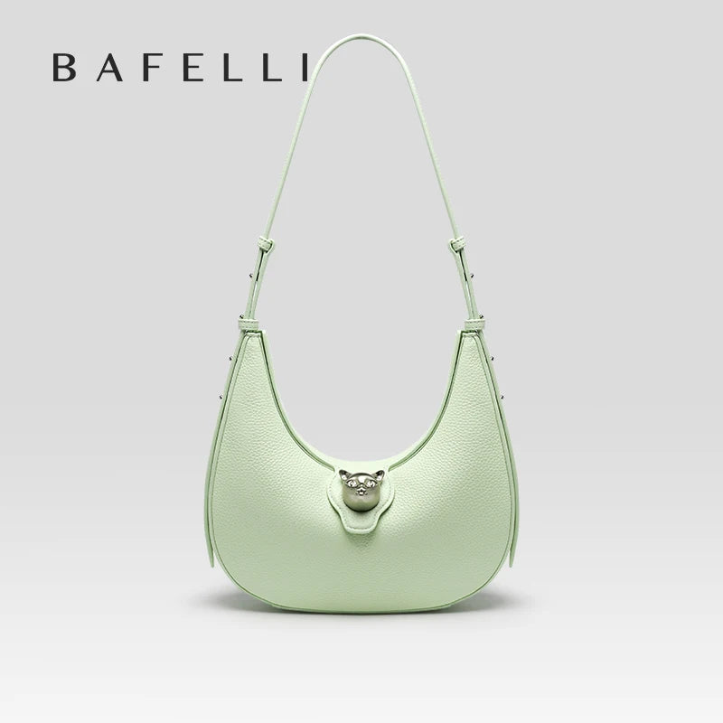 Patchwork Genuine Leather Hobo Shoulder and Crossbody Bag