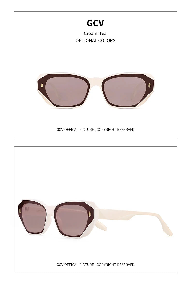Acetate Cat Eye Polarized Sunglasses