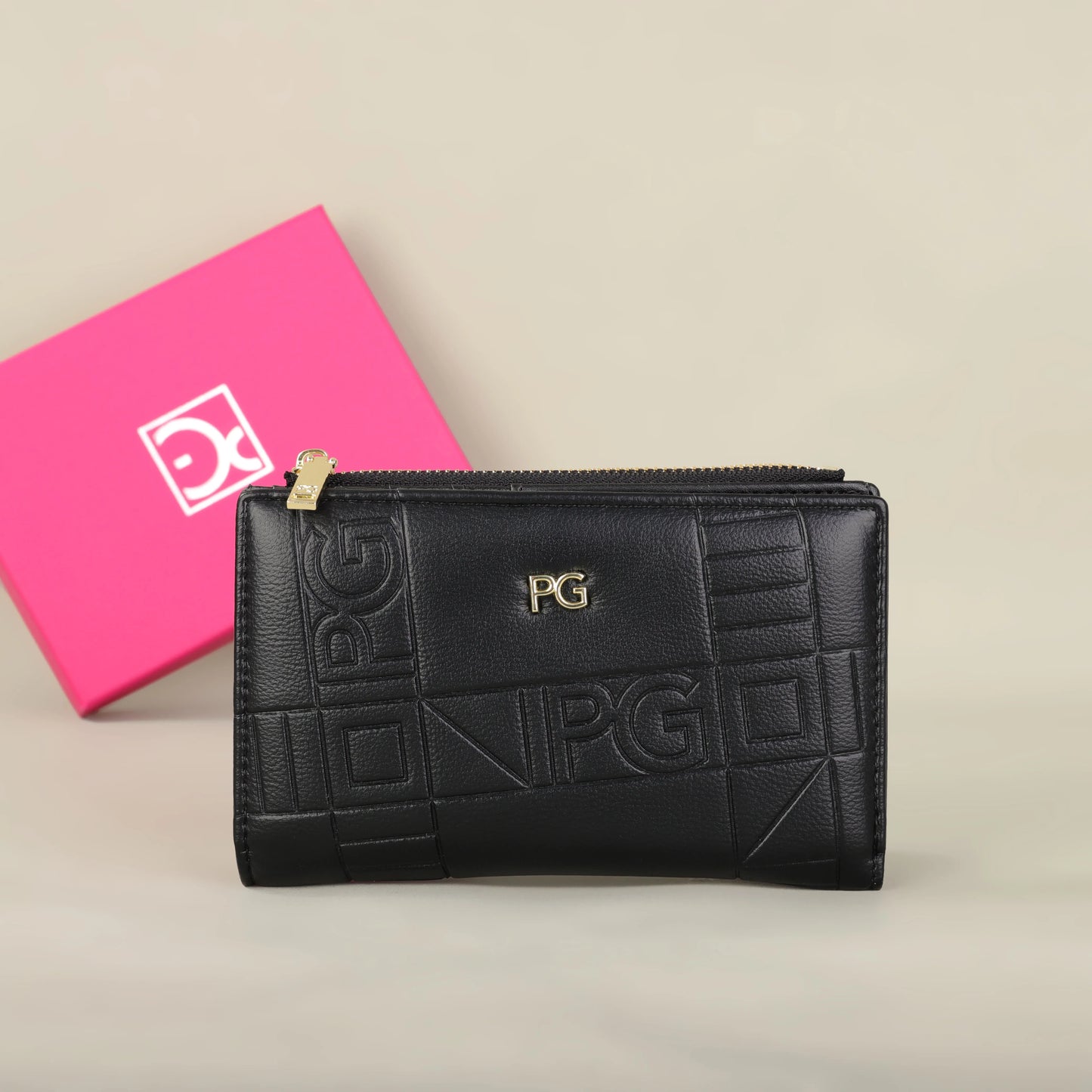 Classic Retro Wallet – Stylish Letter Printed Long Wallet