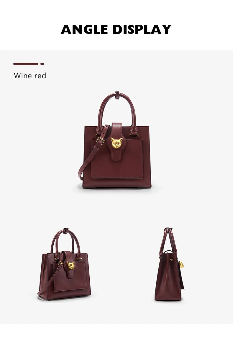 Genuine Leather Fashion Tote Bag