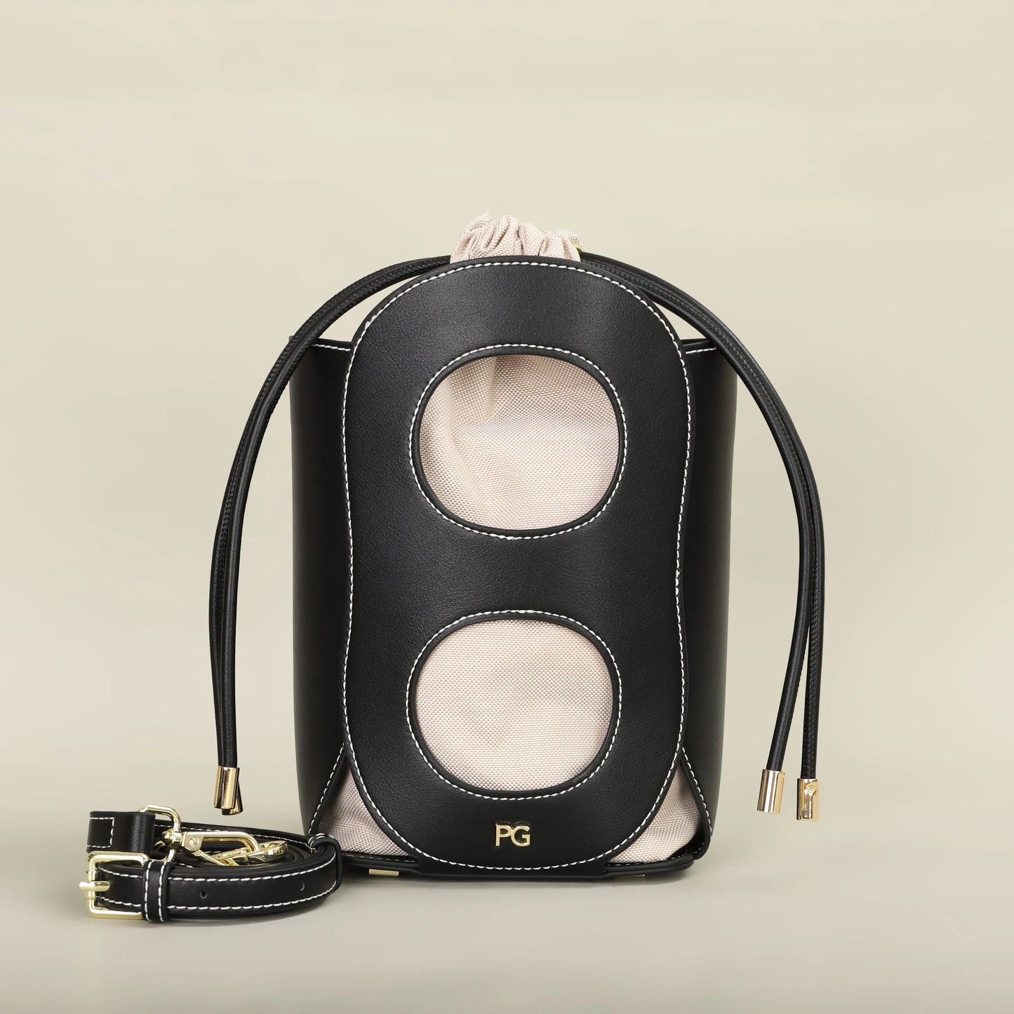 Hollow Design Crossbody Bag – Luxury TPU Bucket Shoulder Bag