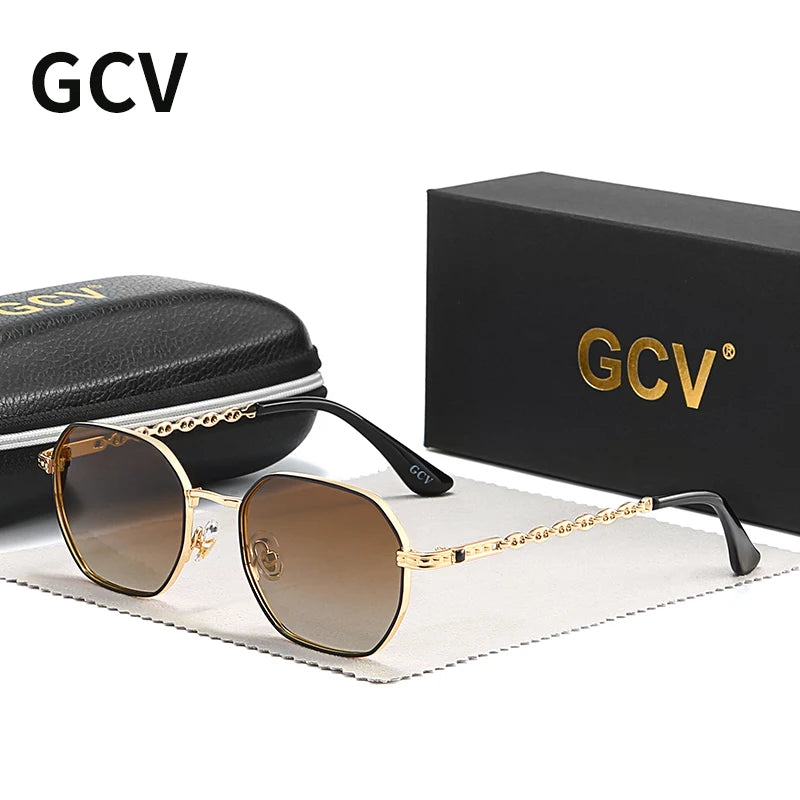 Square Polarized Sunglasses – Aluminium Frame