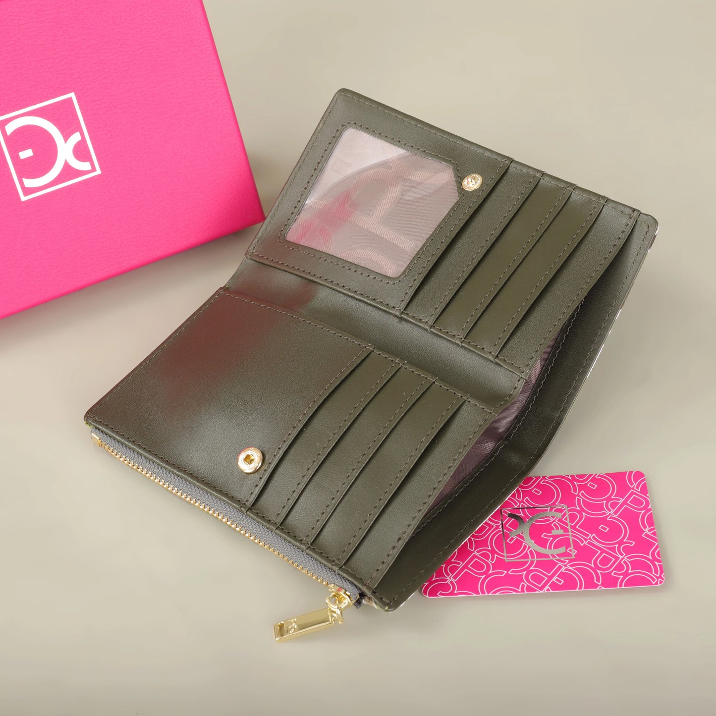 PVC Long Zipper Wallet – Elegant and Spacious Organizer