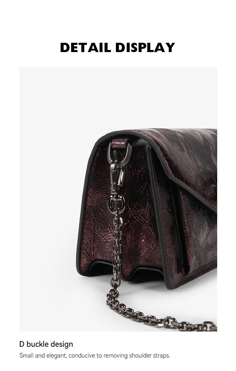 Genuine Leather Mini Crossbody and Shoulder Bag