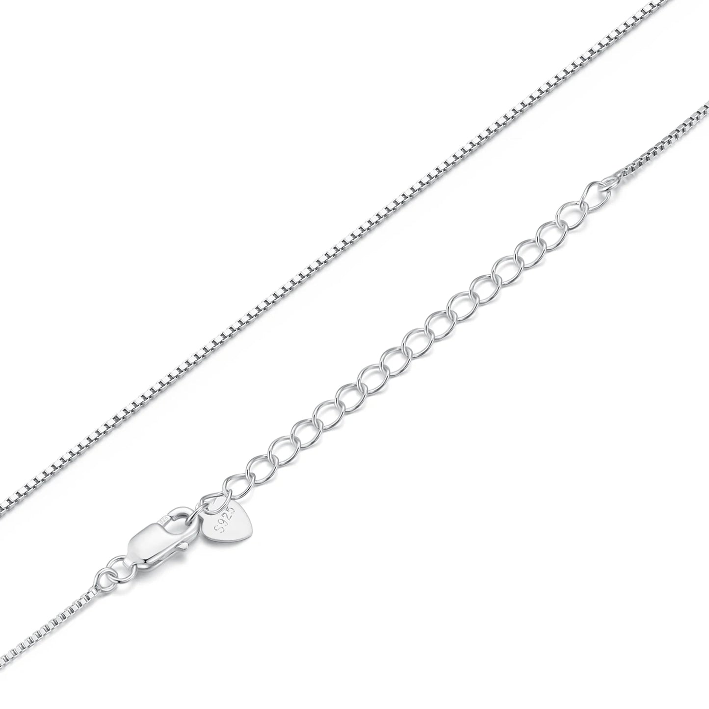 Sterling Silver Adjustable Chain Necklace – Lobster Clasp