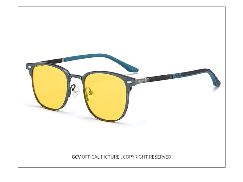 3 in 1 Rectangle Polarized and Optical Sunglasses Set