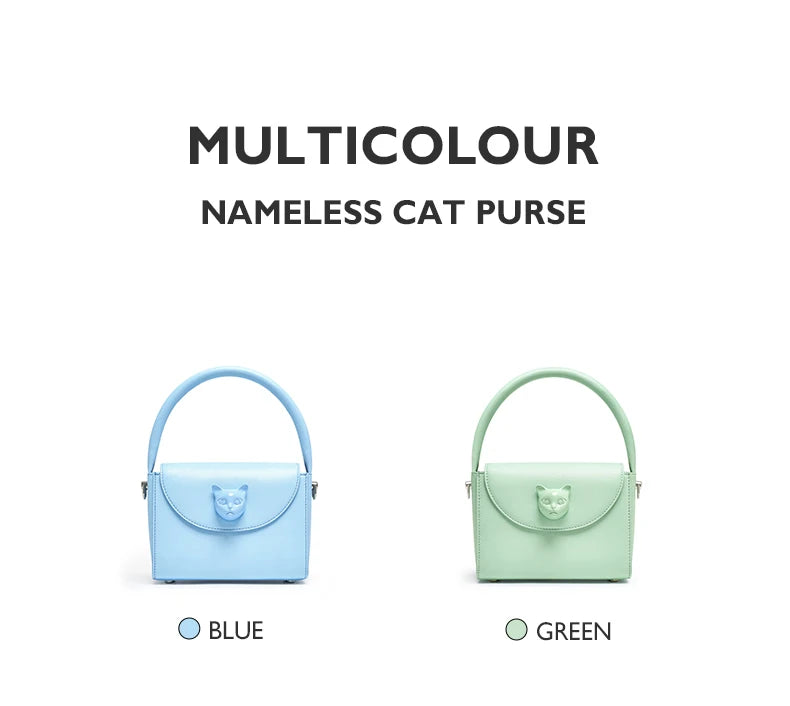 Genuine Leather Doctor-Style Mini Handbag with Flap