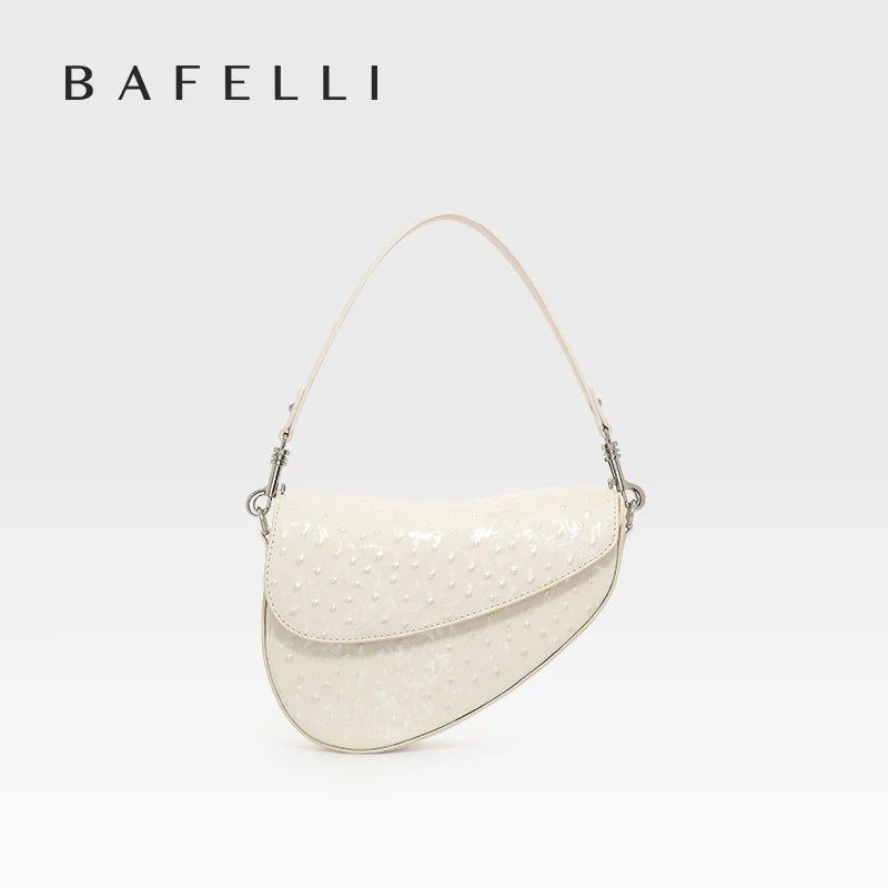 Genuine Leather Saddle Crossbody and Shoulder Bag