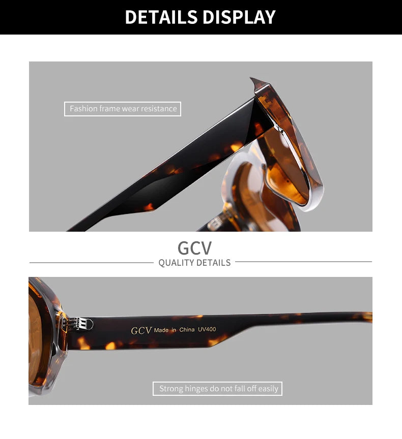 Acetate Cat Eye Polarized Sunglasses