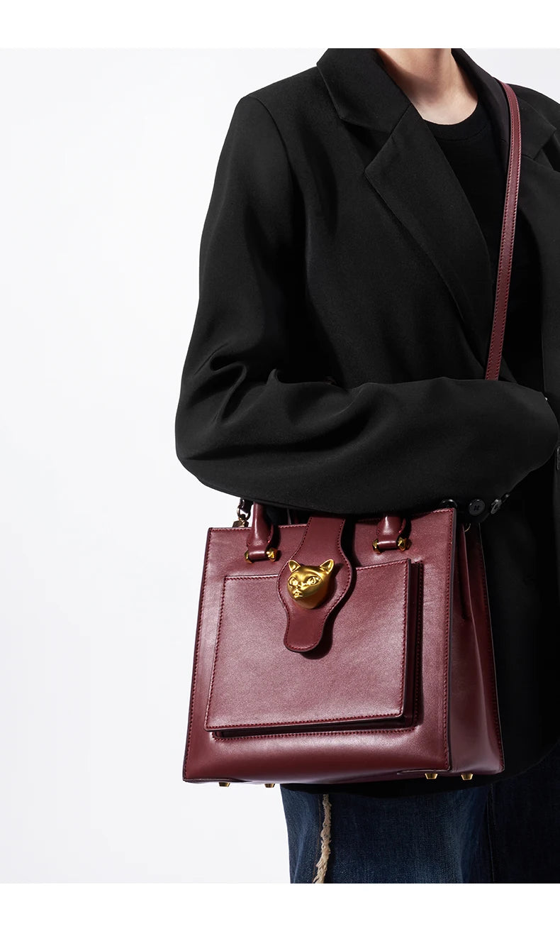 Genuine Leather Fashion Tote Bag