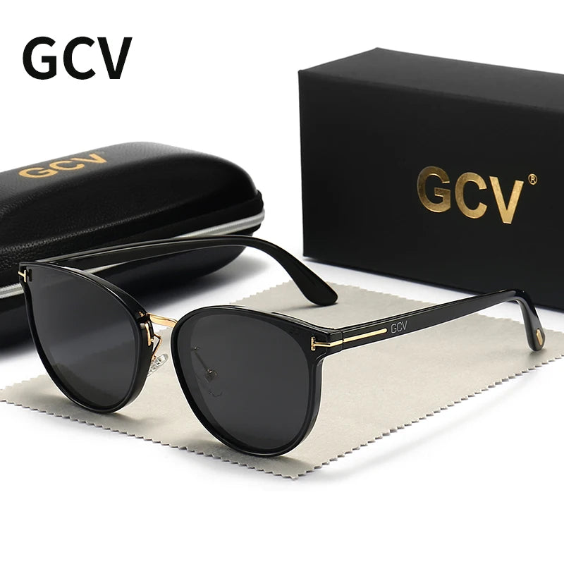 Polycarbonate Cat Eye Polarized Sunglasses