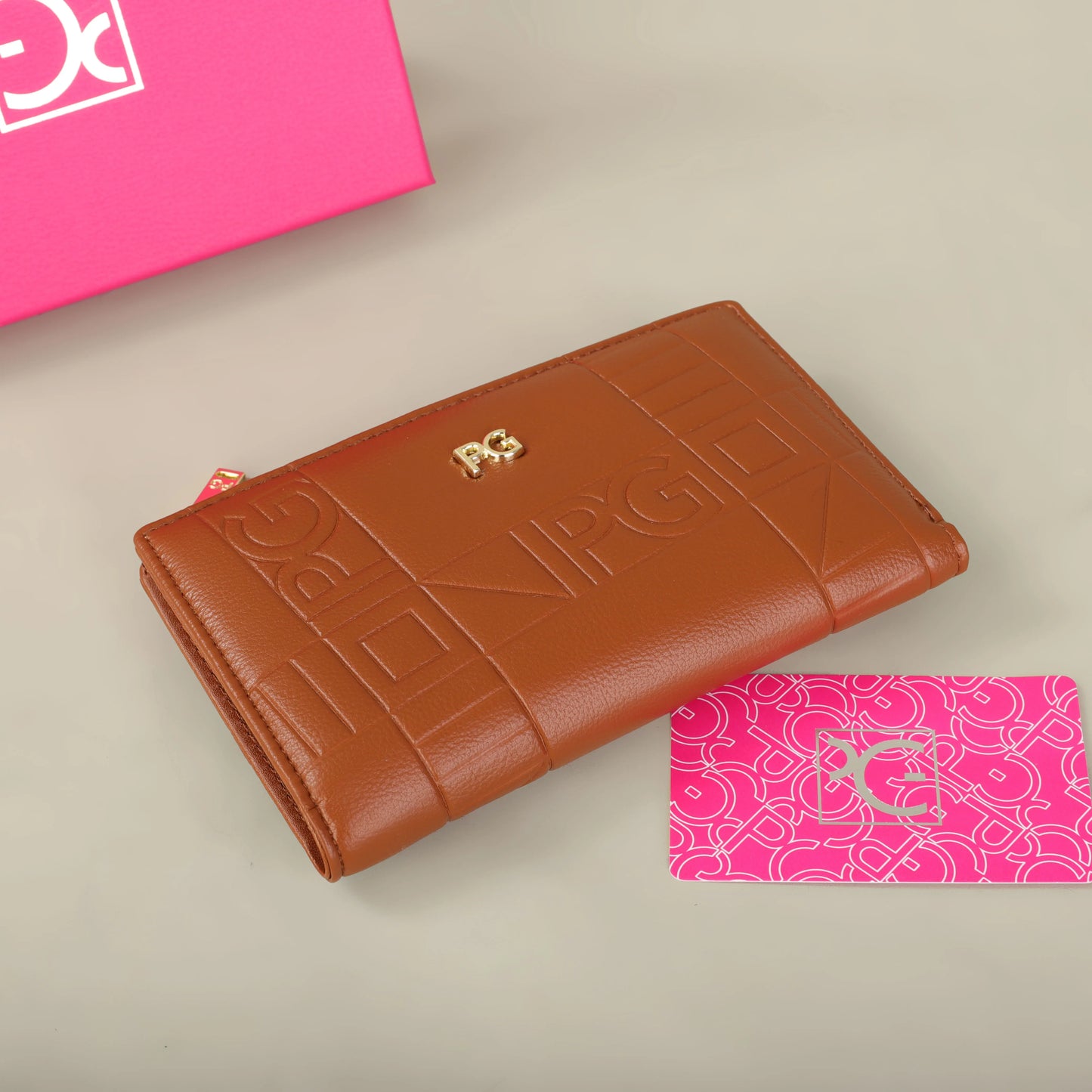 Classic Retro Wallet – Stylish Letter Printed Long Wallet