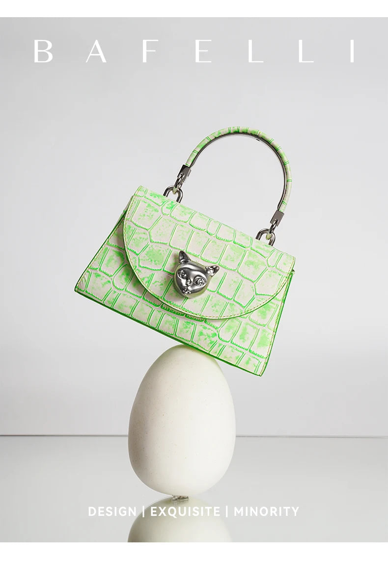 Genuine Leather Doctor Bag – Animal-Print Finish