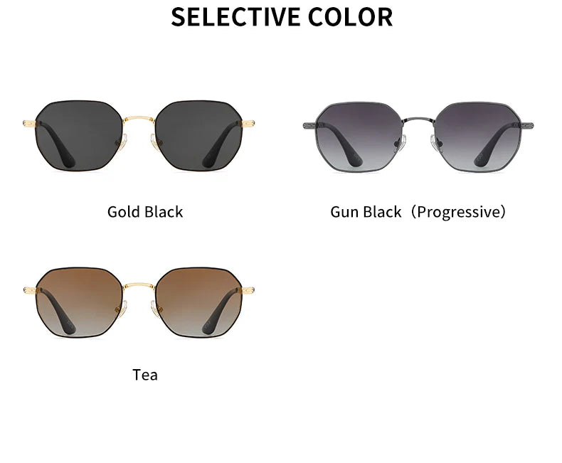Square Polarized Sunglasses – Aluminium Frame