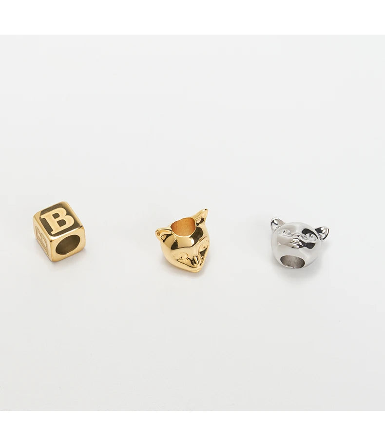 Cat-Shaped Metal Bag Charm – Fashion Accessory