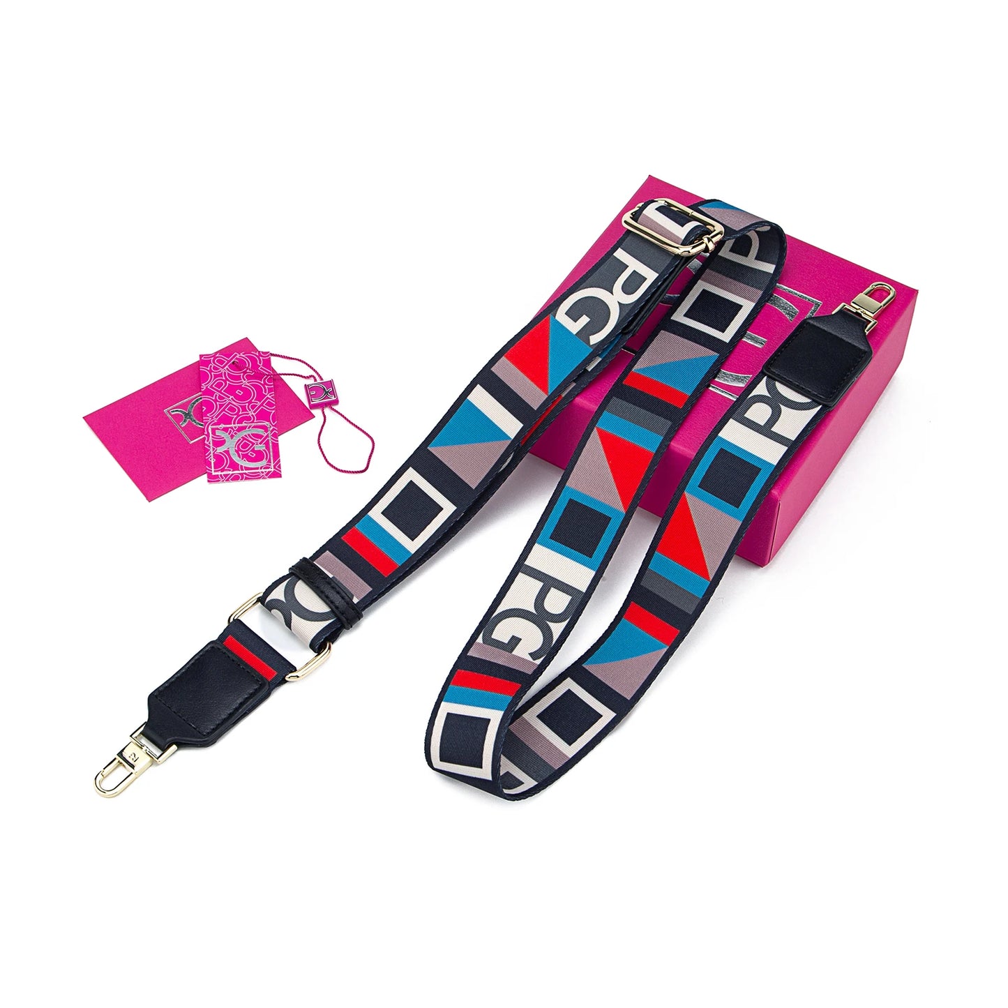 Luxury Retro Jacquard Fabric Shoulder Strap