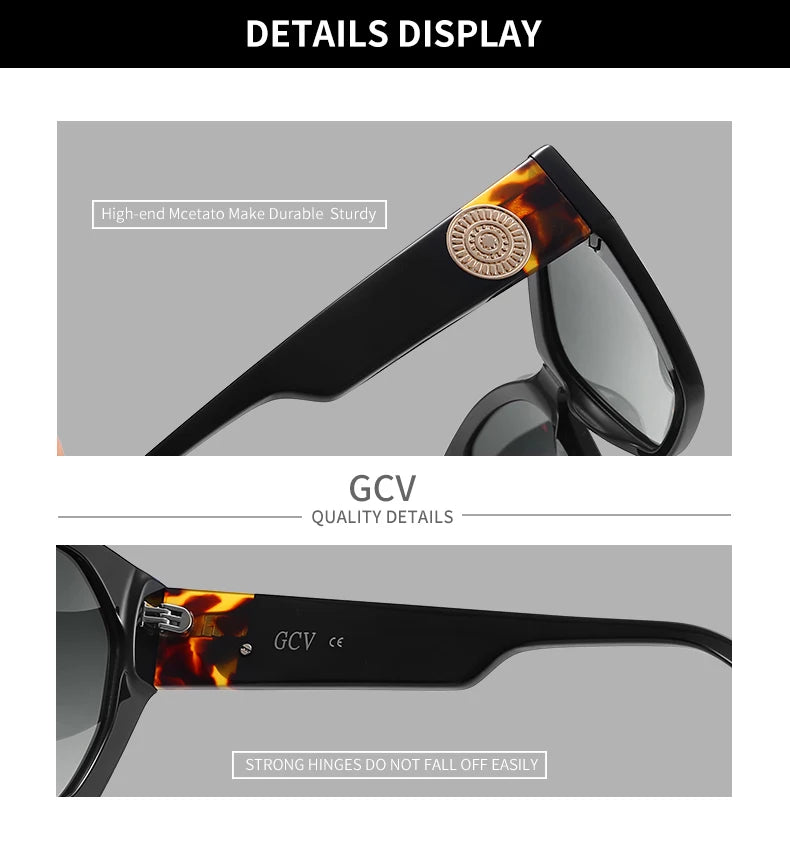 Bold Butterfly Polarized Sunglasses – Acetate Frame