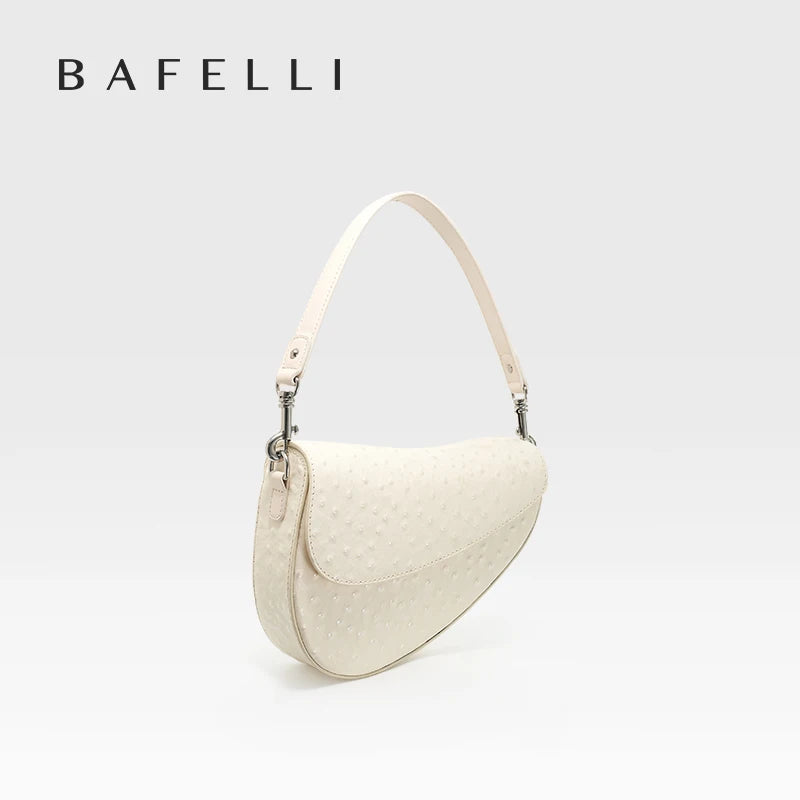 Genuine Leather Saddle Crossbody and Shoulder Bag