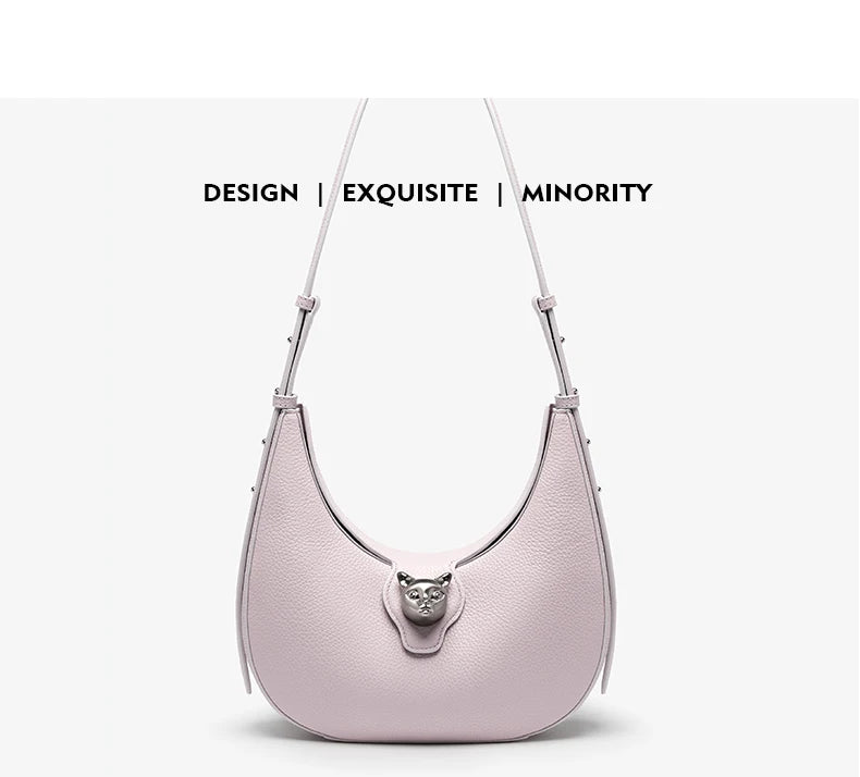 Patchwork Genuine Leather Hobo Shoulder and Crossbody Bag