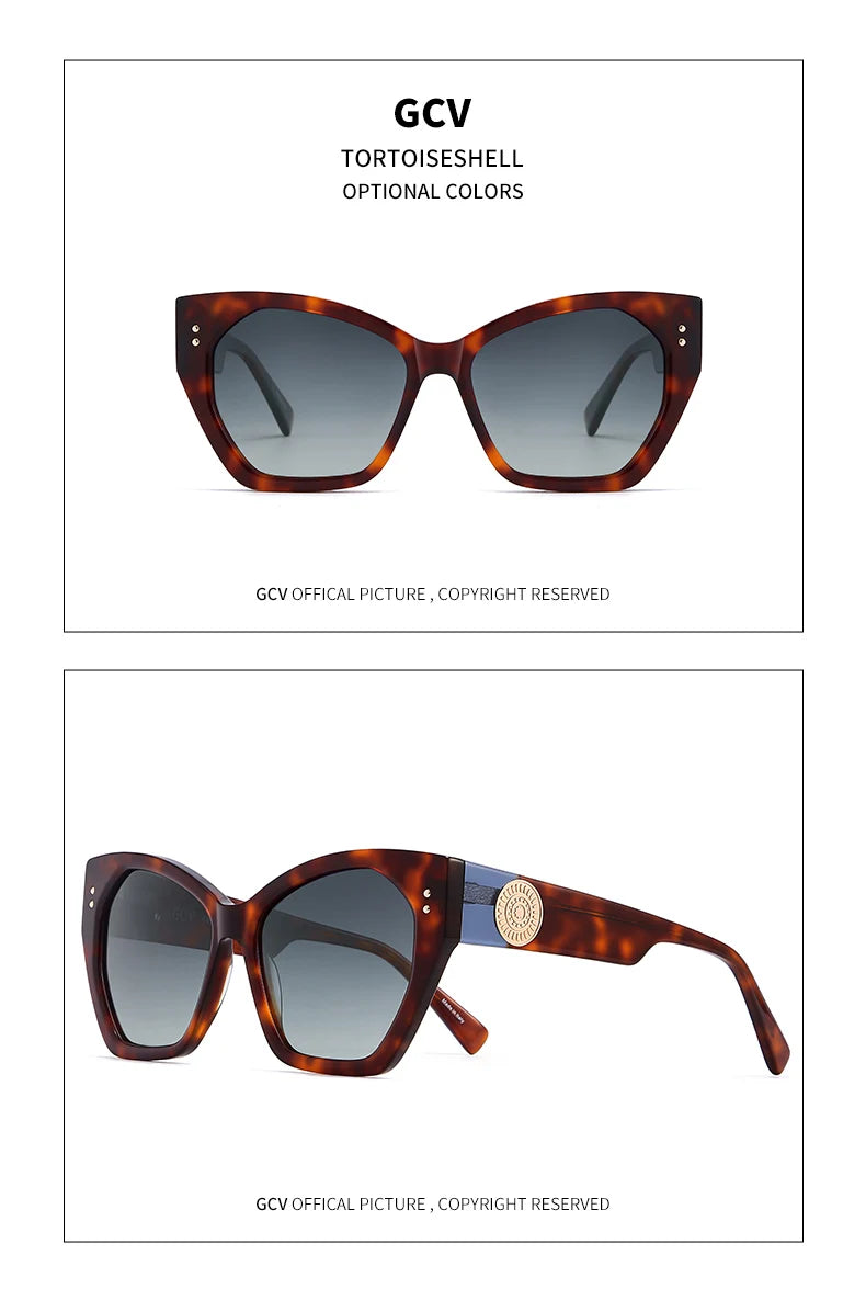 Bold Butterfly Polarized Sunglasses – Acetate Frame