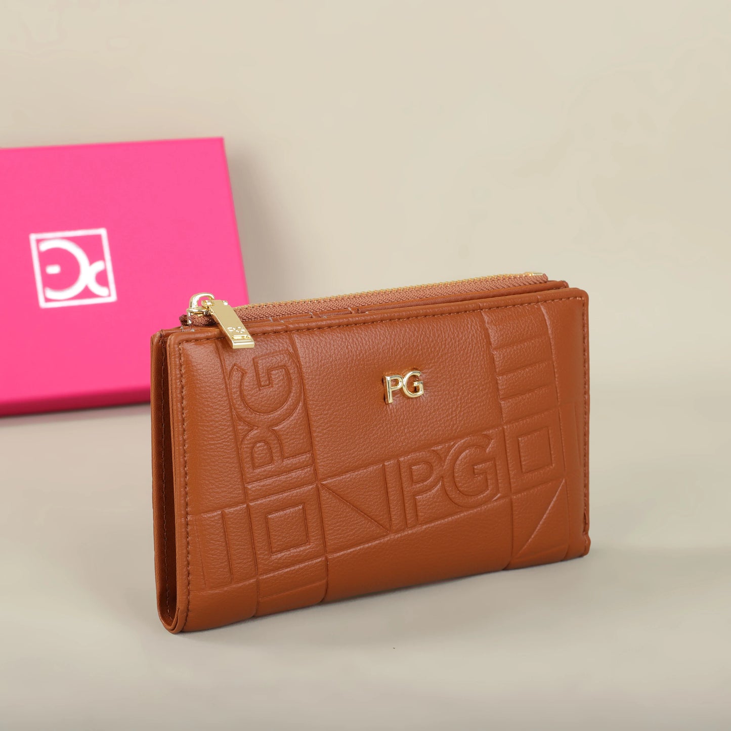 Classic Retro Wallet – Stylish Letter Printed Long Wallet