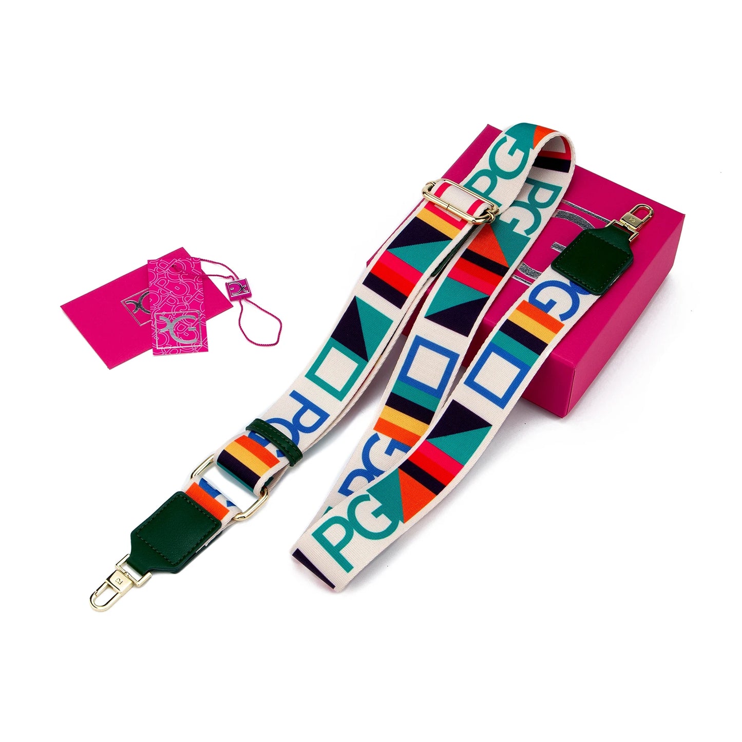 Luxury Retro Jacquard Fabric Shoulder Strap