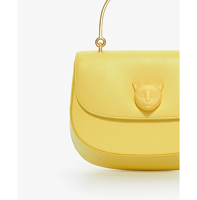 Half Moon Crossbody Bag – Genuine Leather Flap Style