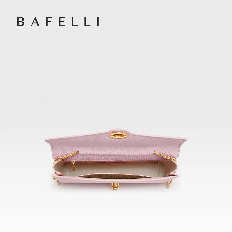 Genuine Leather Clutch Bag – Dress Style with Lock Flap