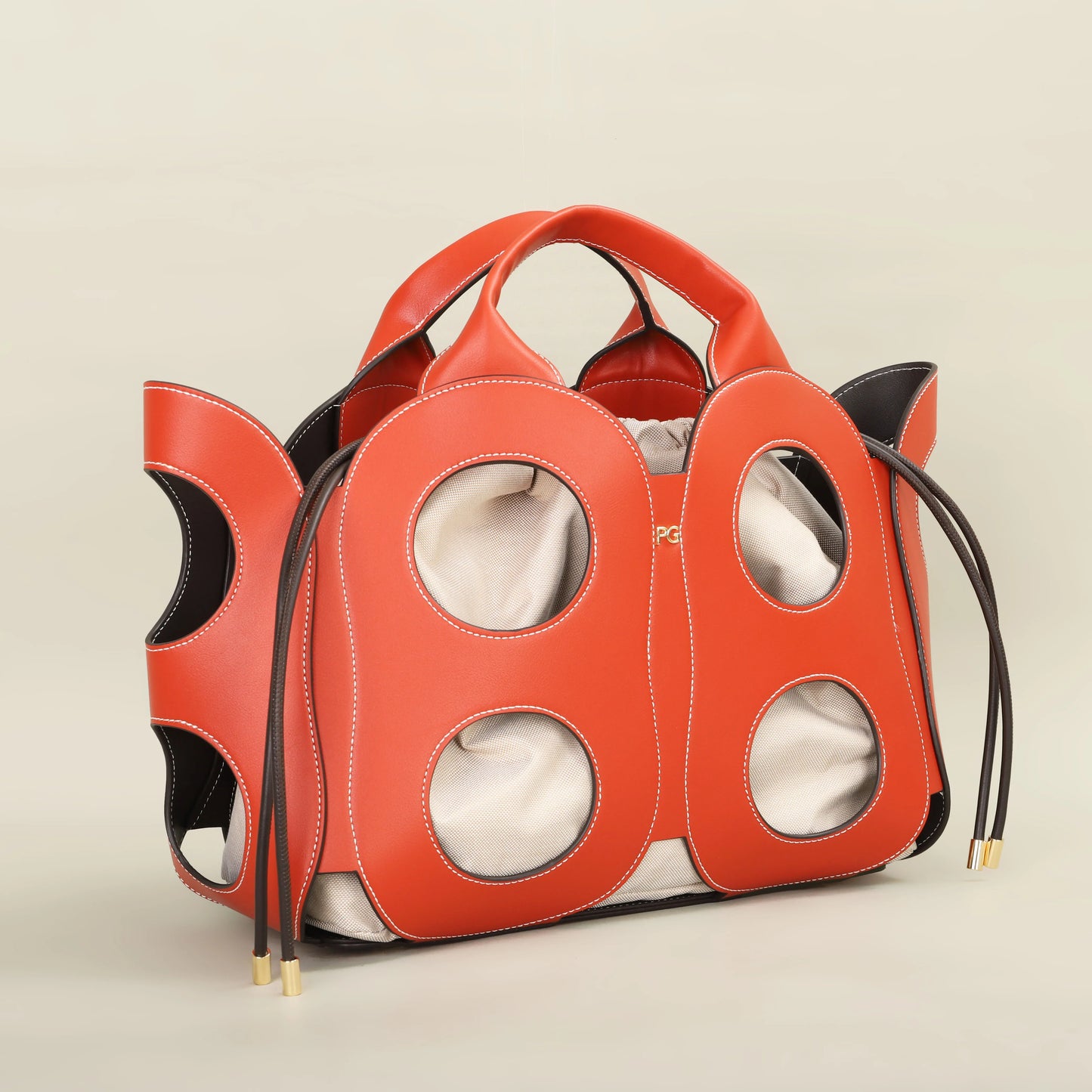 Luxury Hollow Design TPU Bucket Shoulder Bag