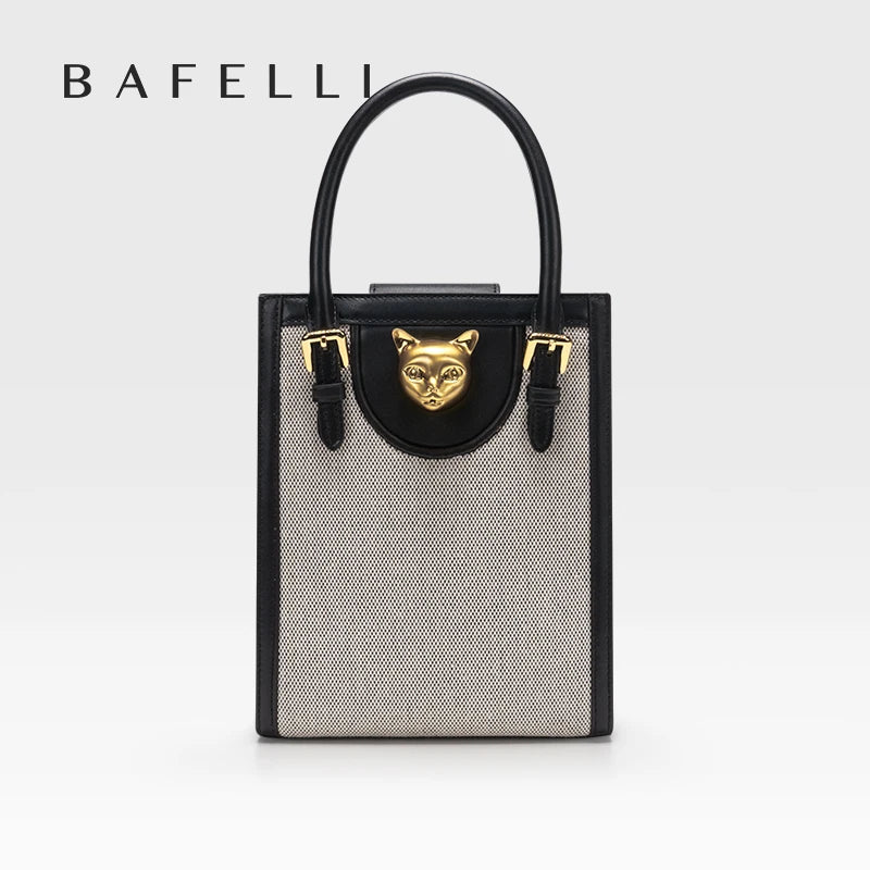 Elegant Genuine Leather Mini Crossbody and Tote Bag