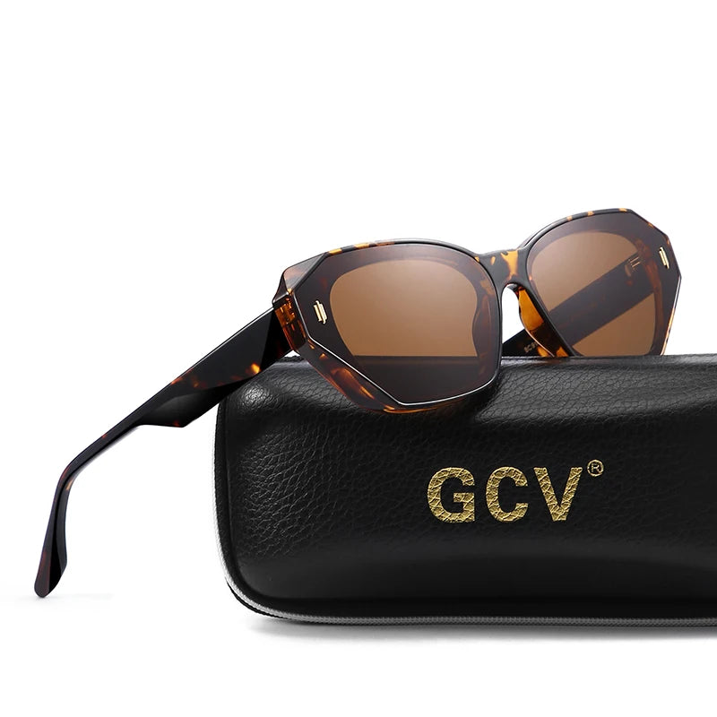Acetate Cat Eye Polarized Sunglasses