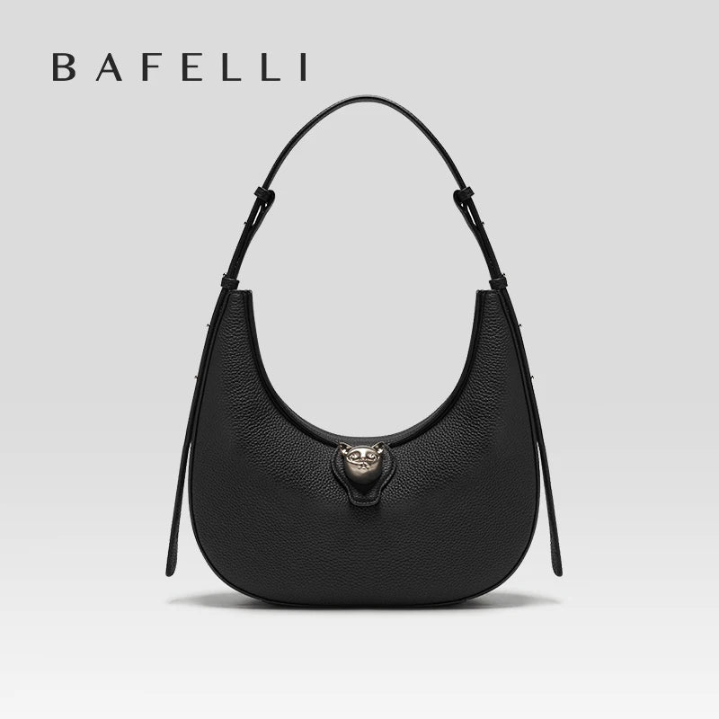 Patchwork Genuine Leather Hobo Shoulder and Crossbody Bag