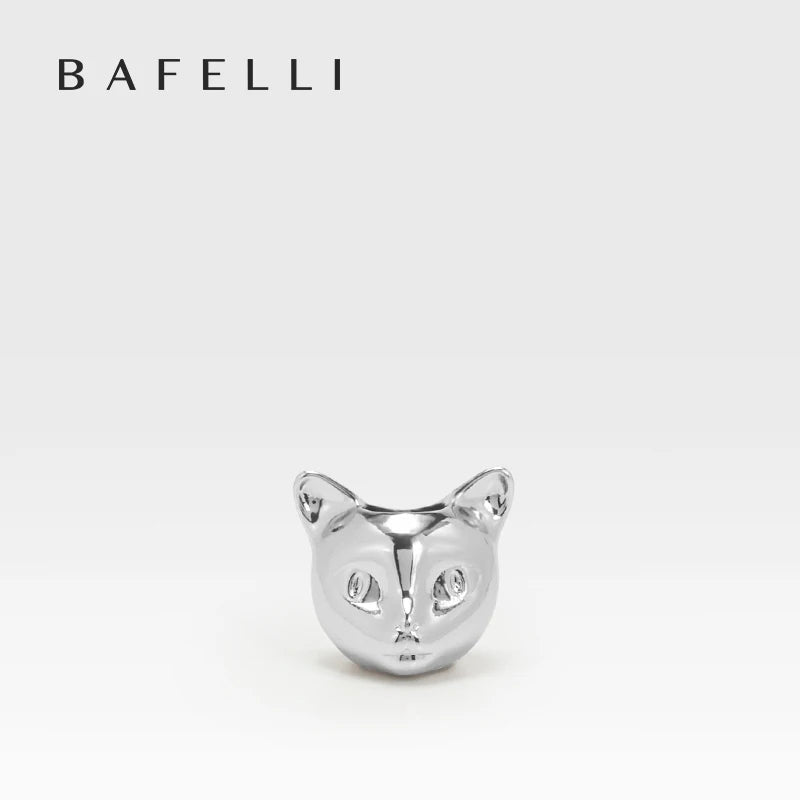 Cat-Shaped Metal Bag Charm – Fashion Accessory