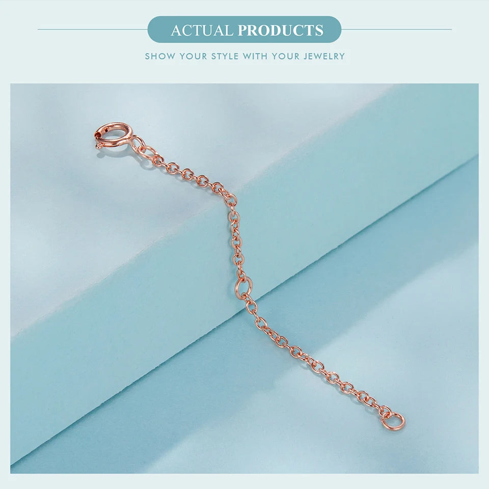 Gold Plated Sterling Silver Extension Chain – Adjustable Length