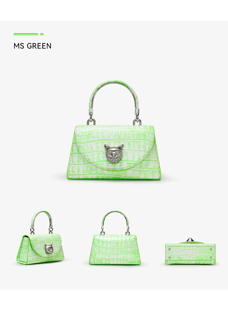 Genuine Leather Doctor Bag – Animal-Print Finish