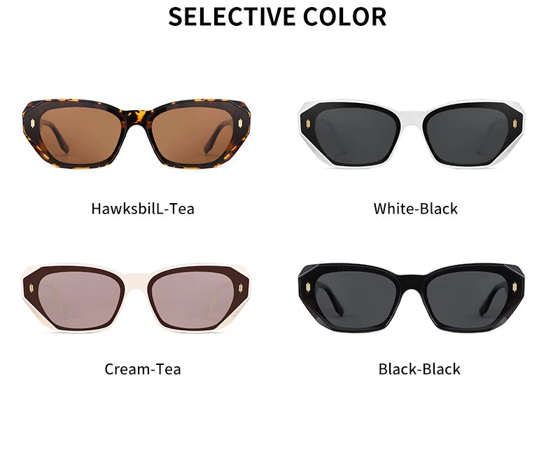 Acetate Cat Eye Polarized Sunglasses