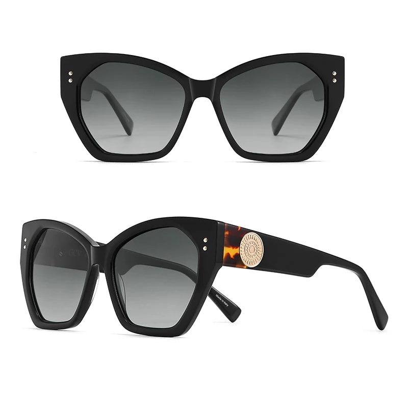 Bold Butterfly Polarized Sunglasses – Acetate Frame