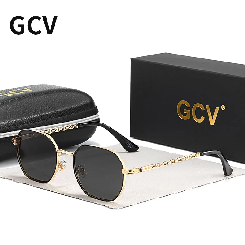 Square Polarized Sunglasses – Aluminium Frame