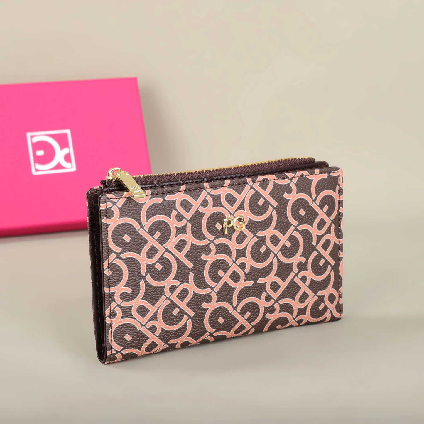 PVC Long Zipper Wallet – Elegant and Spacious Organizer